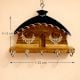 Handcrafted Wood House Key Holder with Hooks